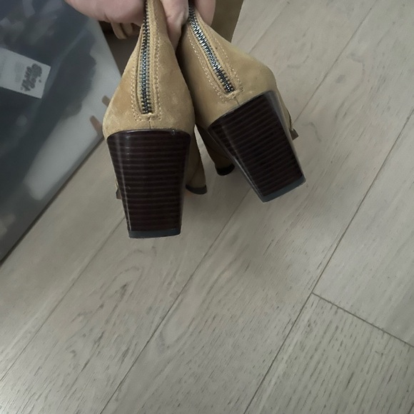 Zara suede pointy ankle boots size 39 - Picture 3 of 11